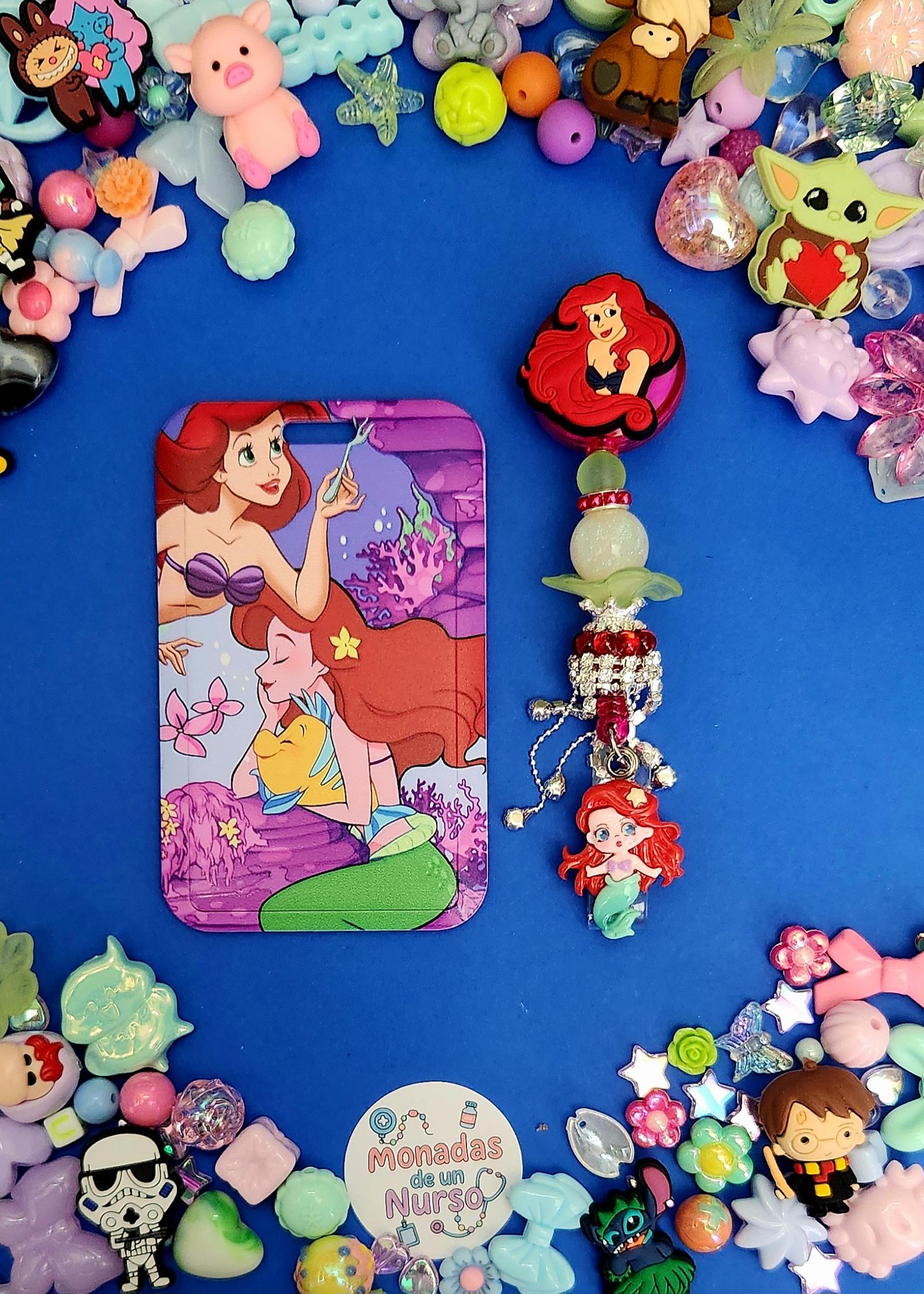 ID BADGE AND REEL DISNEY PRICESS