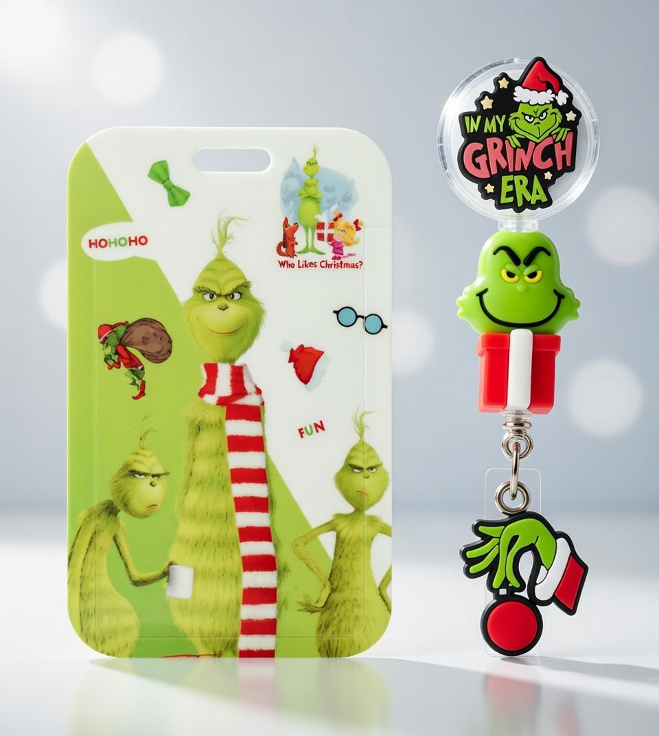 The Grinch ID Lanyard
