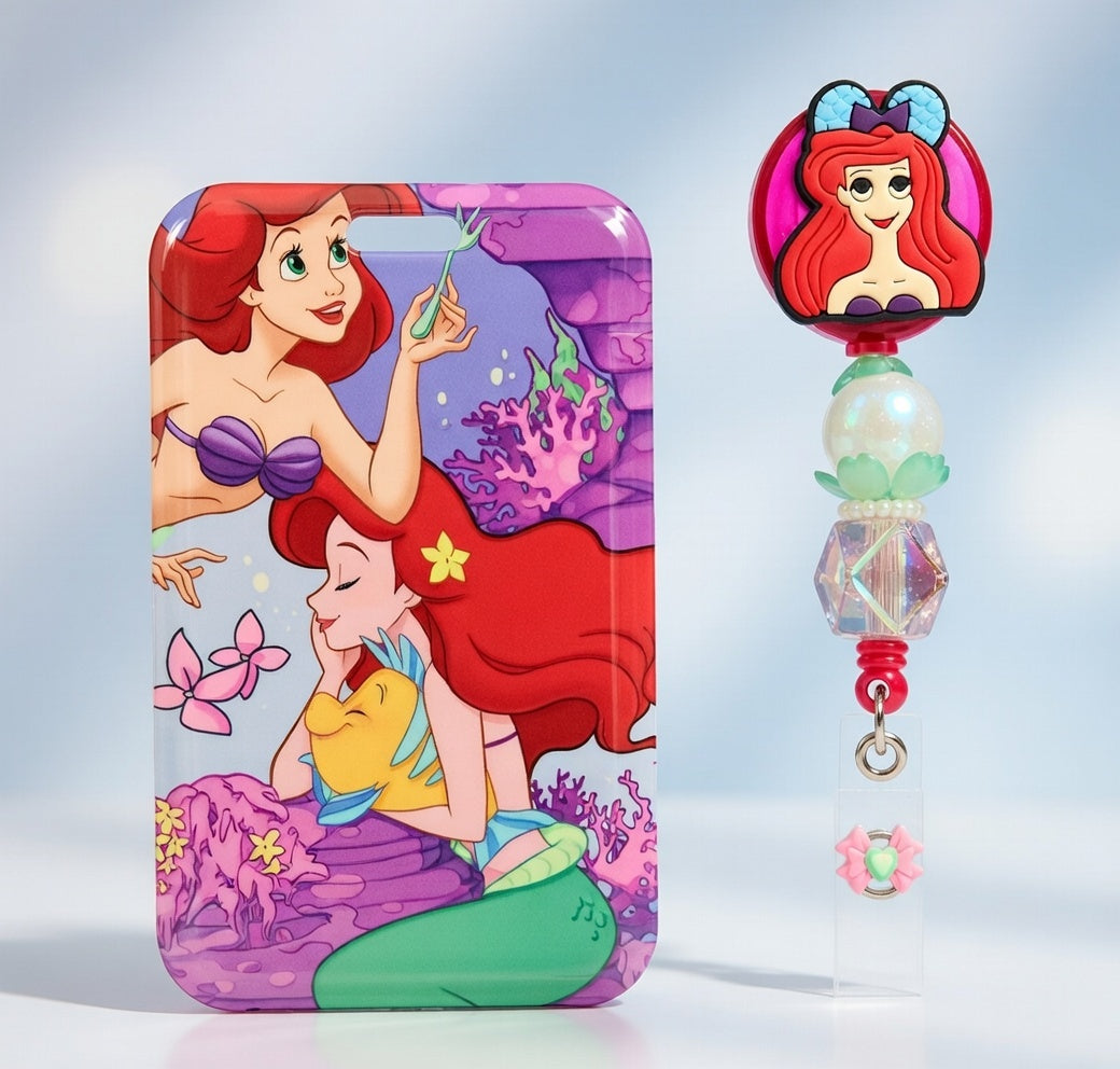 Mermaid ID Holder and Reel