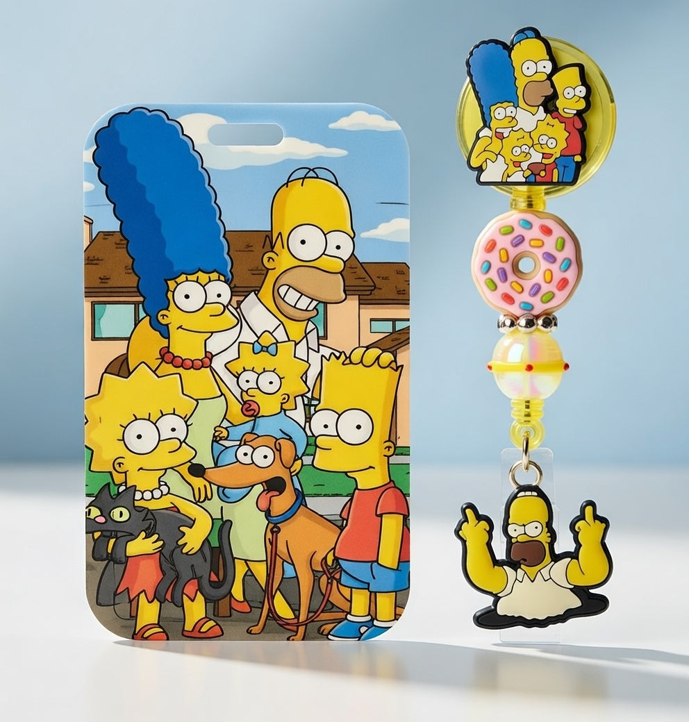 The Simpsons ID Holder and Reel