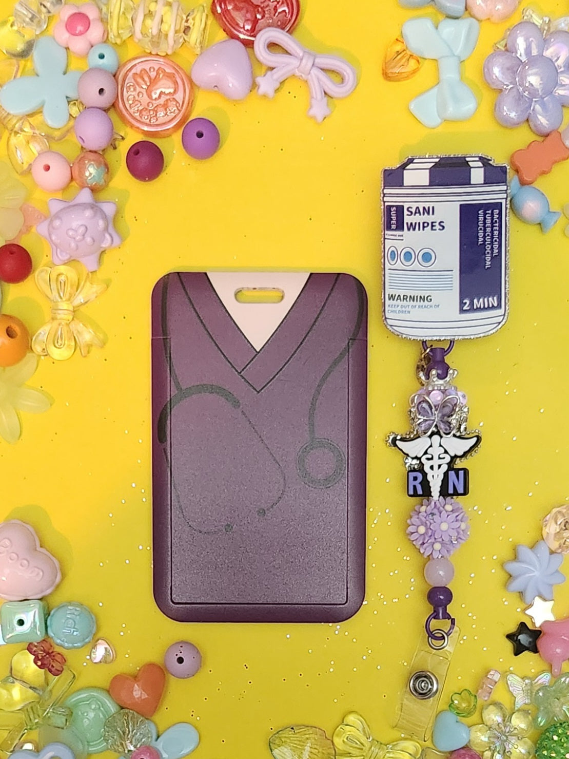 SANIWIPES ID Lanyard