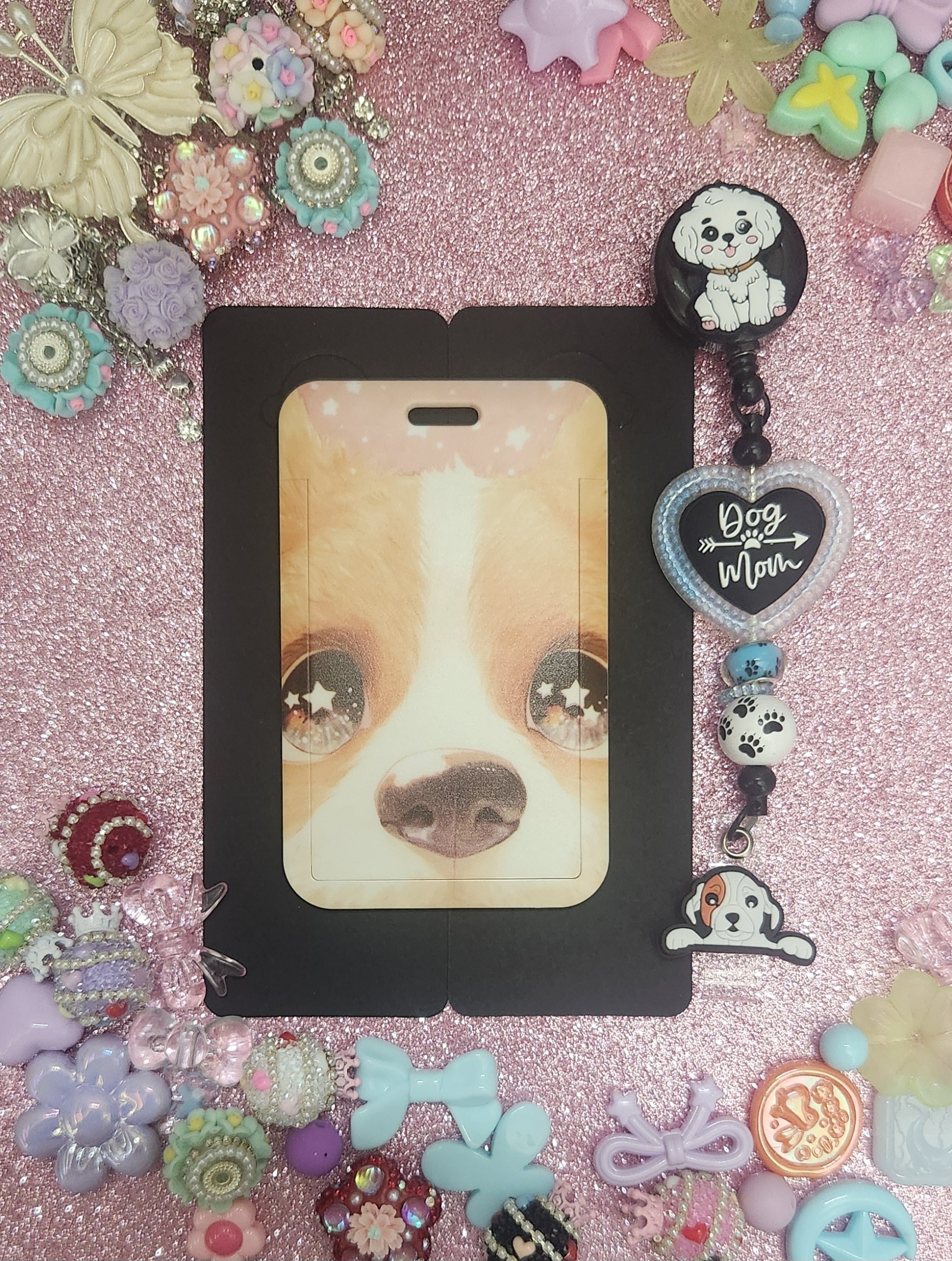 I Love Dog  ID Lanyard