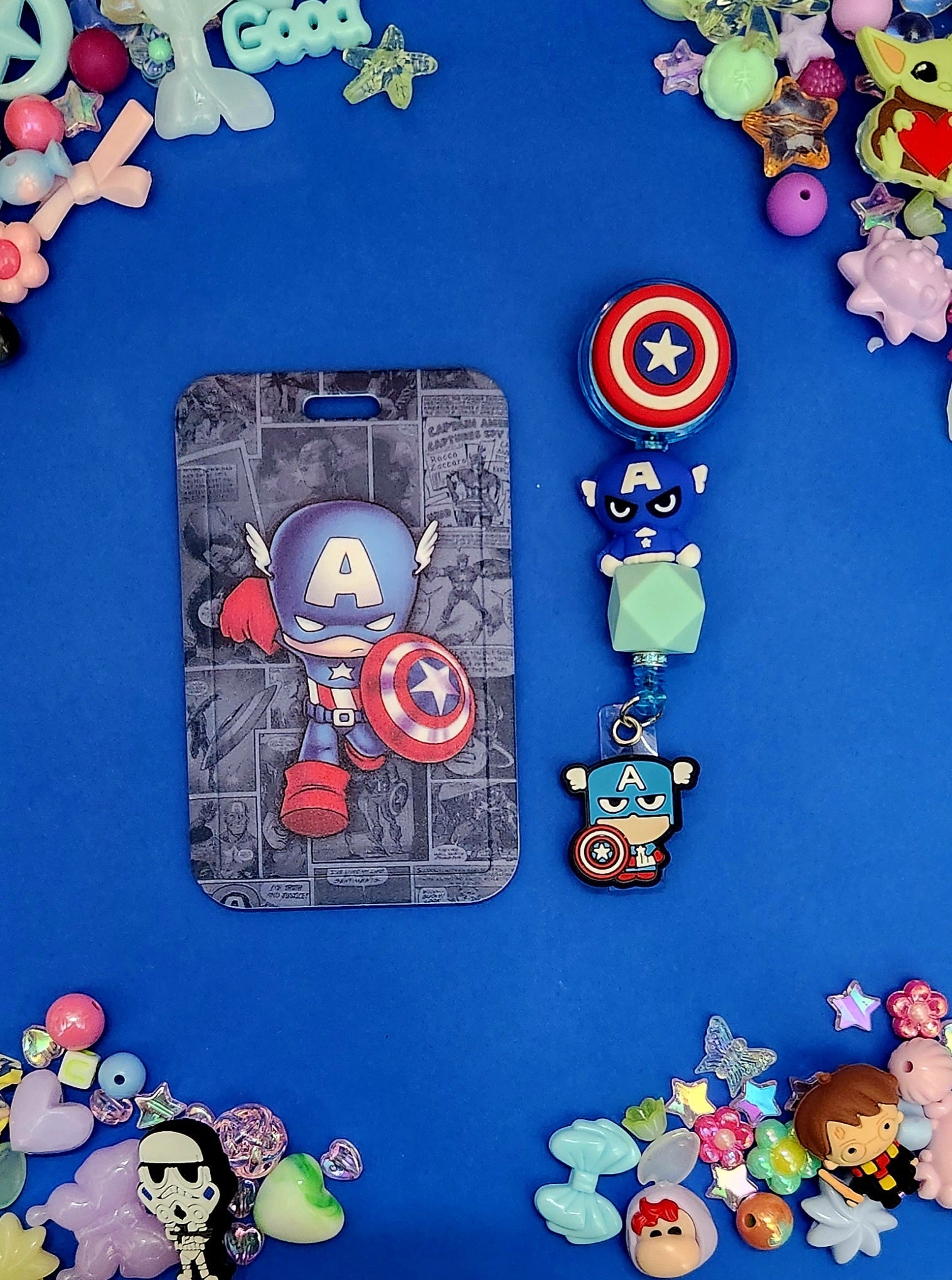 Captain America ID Lanyards