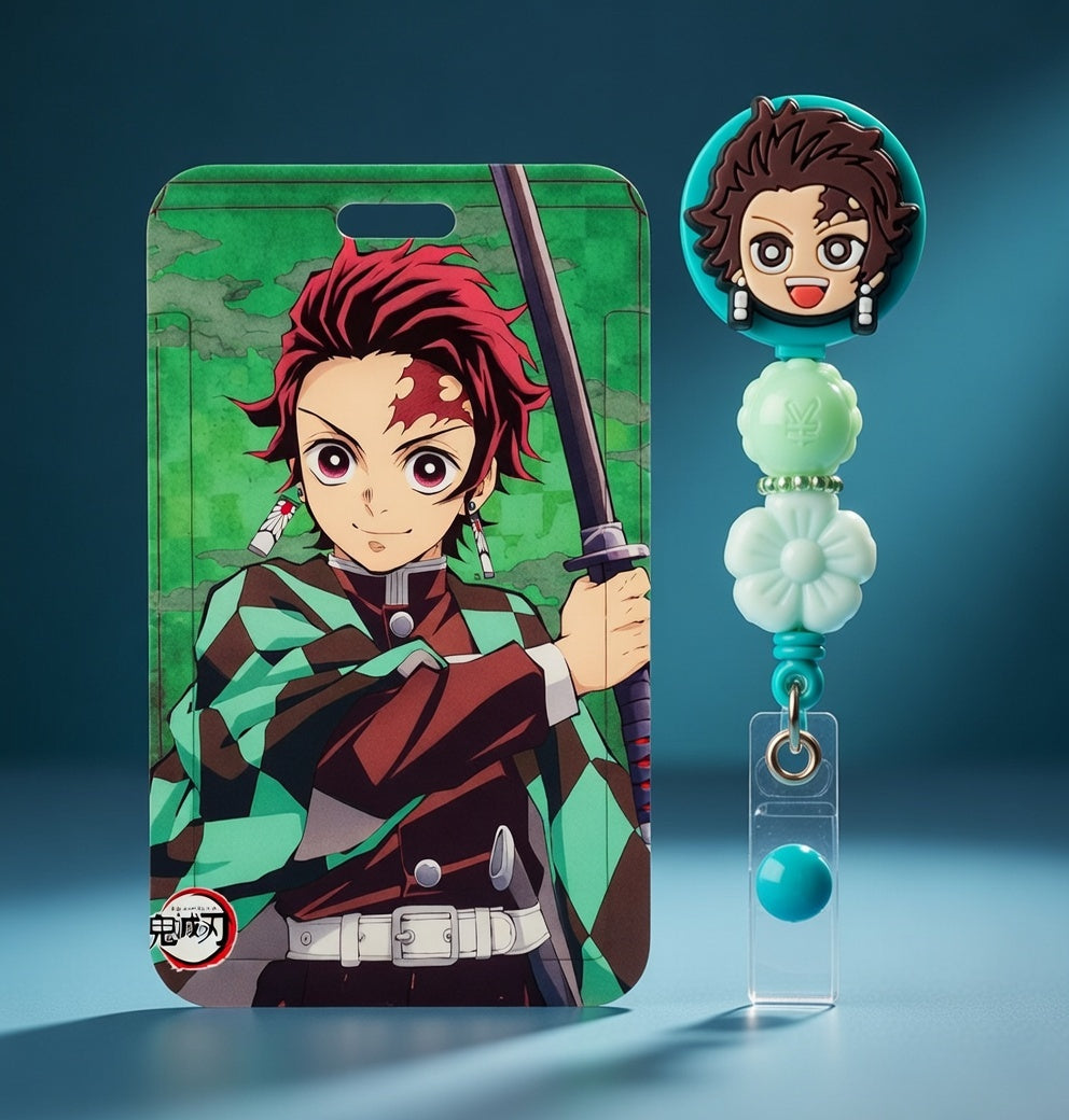 Tanjiro ID Holder And Reel