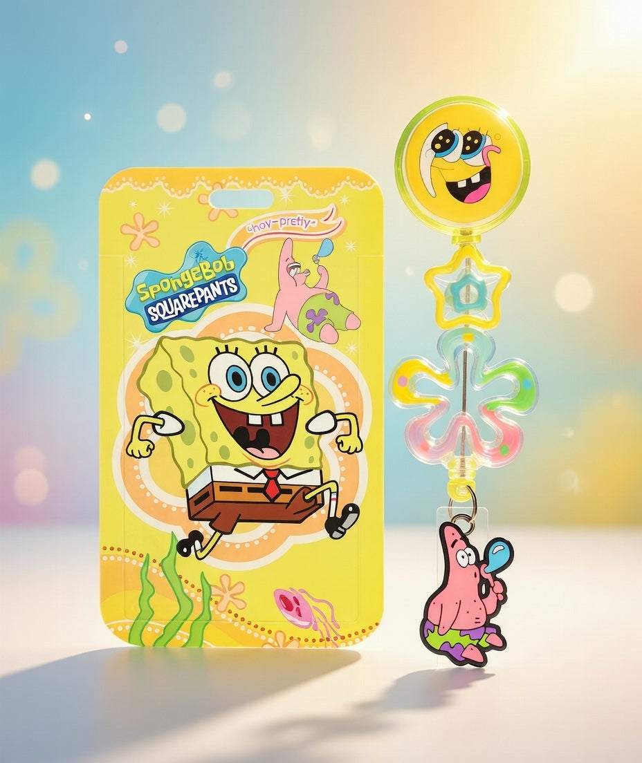 Spongebob ID Holder and Reel
