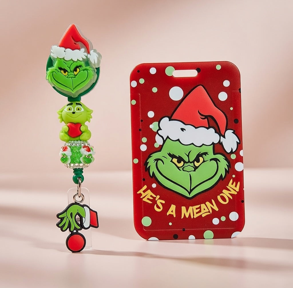 The Grinch (LED) ID Holder and Reel
