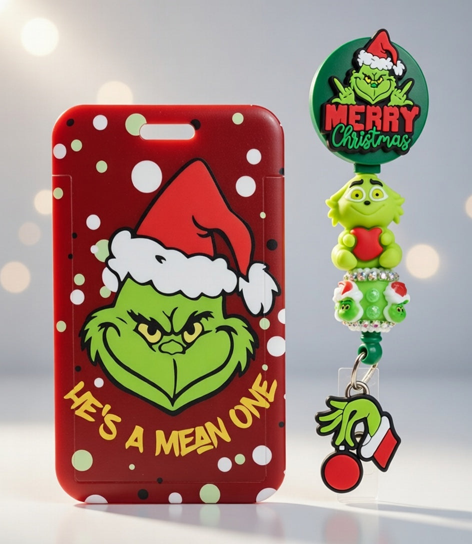 The Grinch ID Holder and Reel