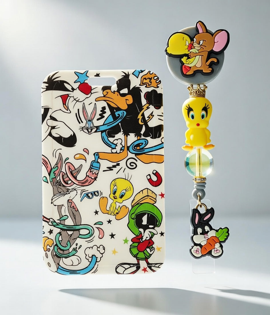 Looney Tunes ID Holder and Reel