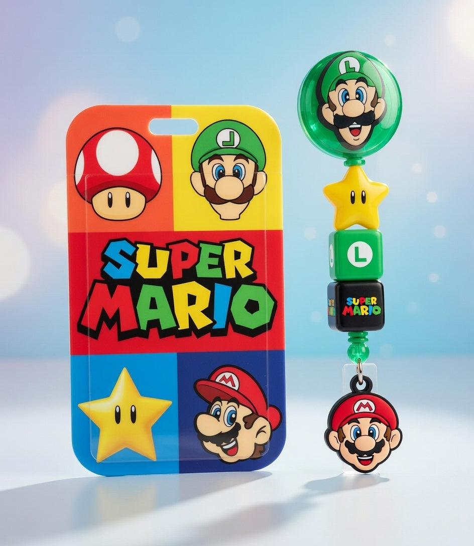 Mario and Luigi ID Lanyards