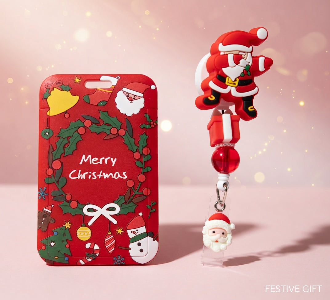 Merry Christmas Edition  ID Holder and Reel (LED)