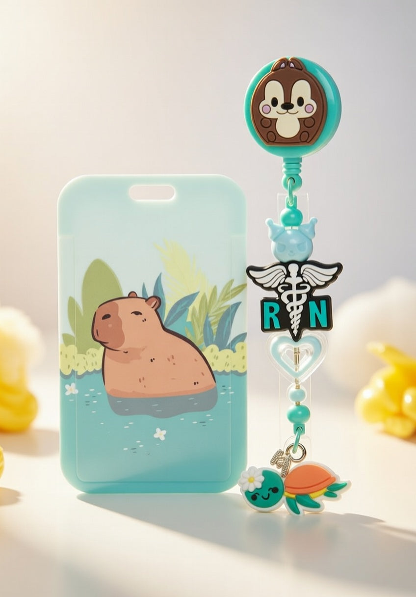 CAPYBARA ID Lanyard