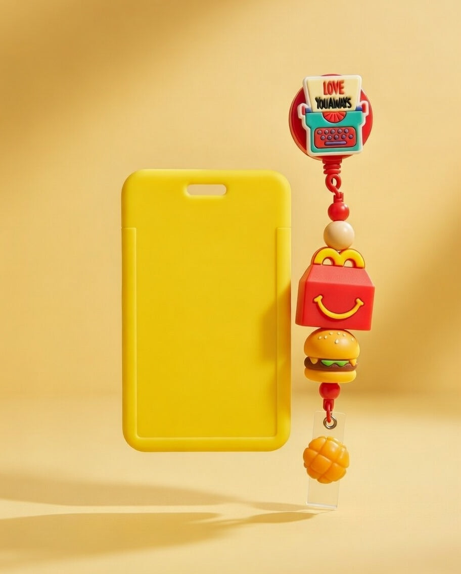 McDonalds ID Holder and Reel