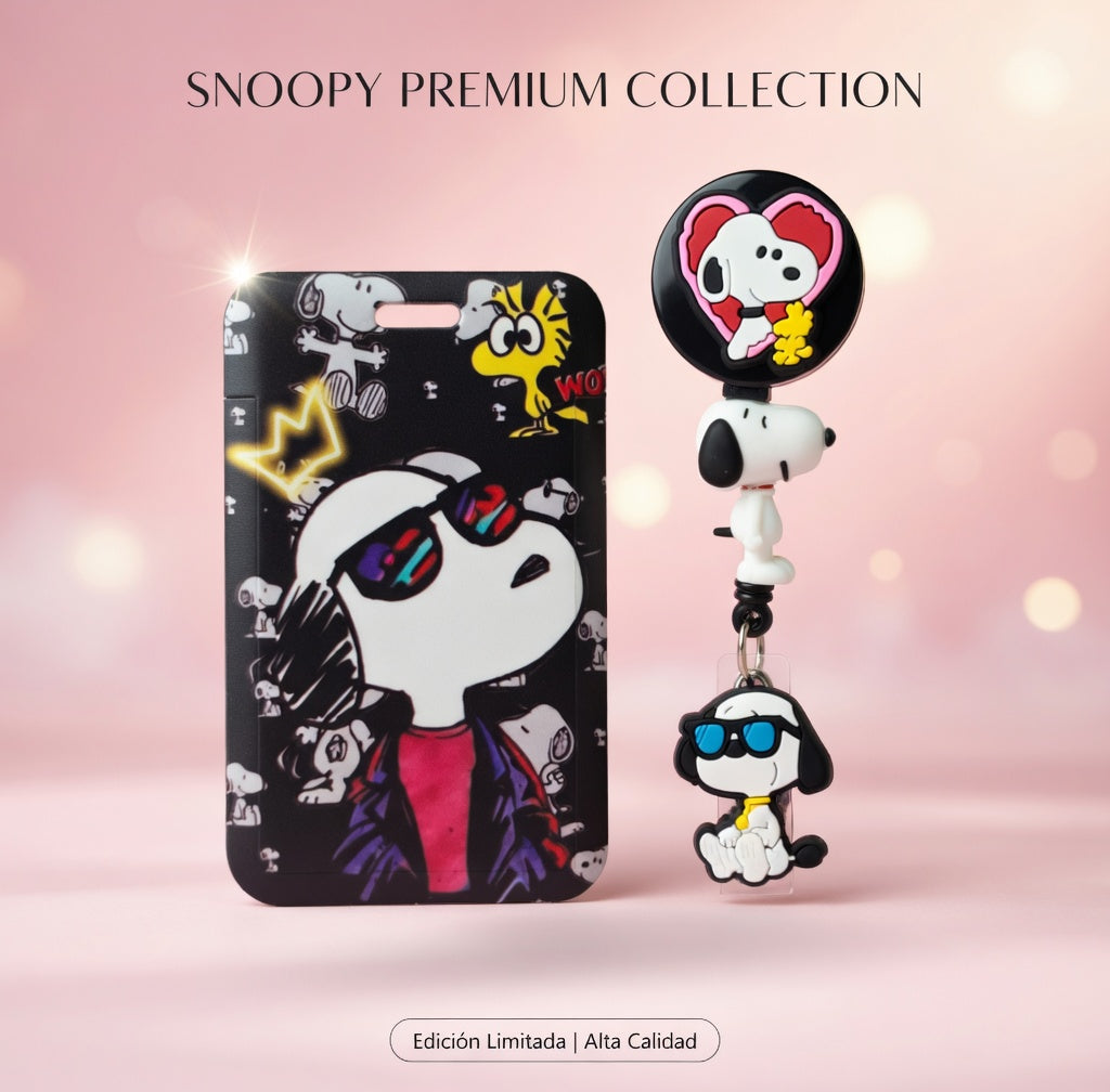 Snoopy ID Holder and Reel