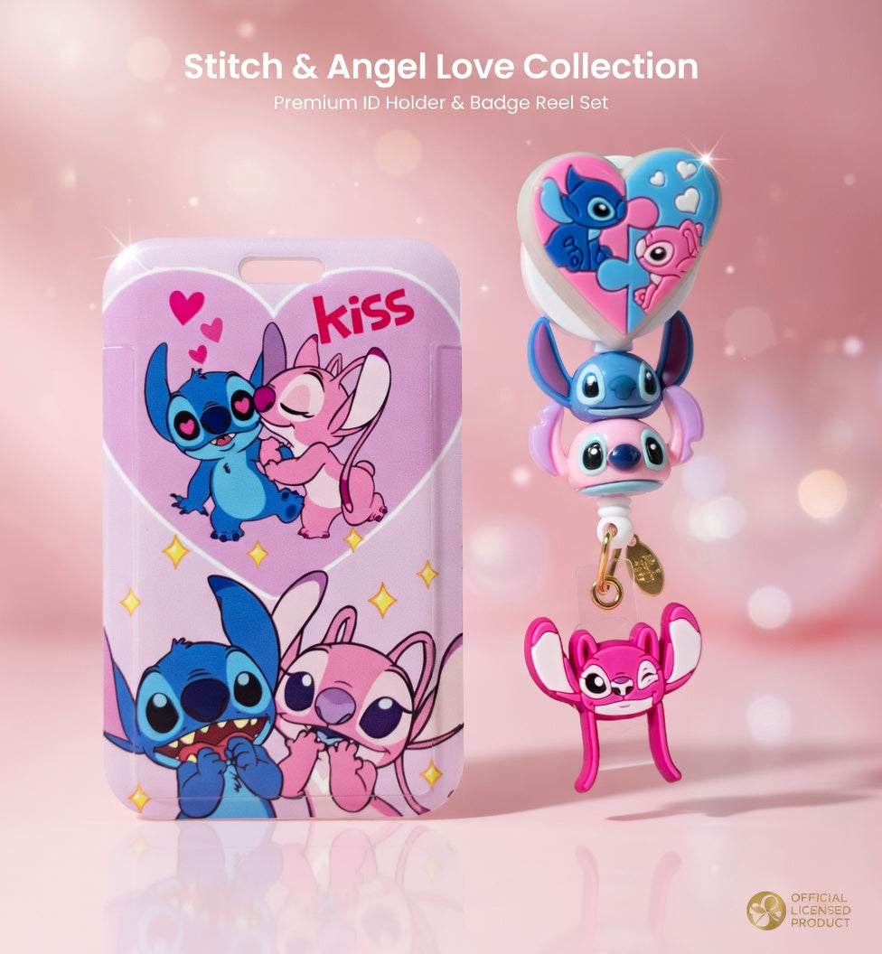 Stitch & Angel ID Holder and Reel (LED)