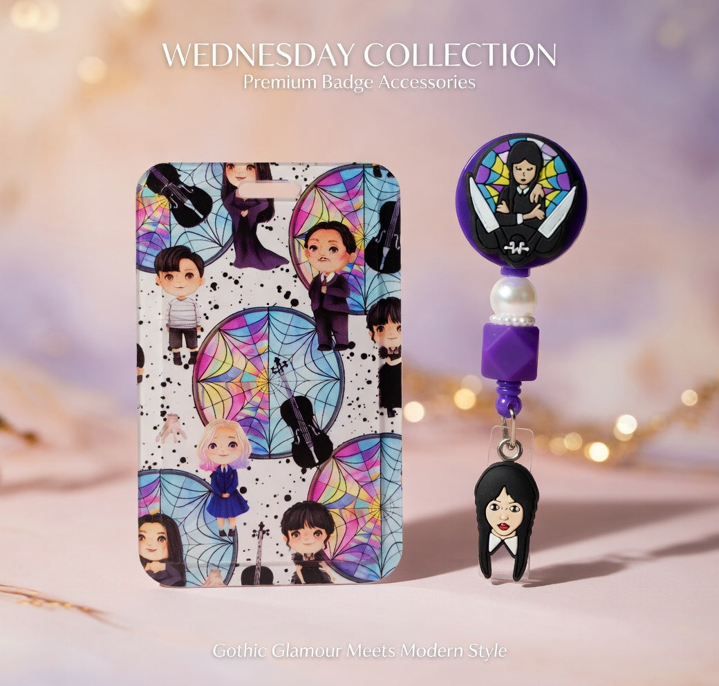 Wednesday ID Holder and Reel