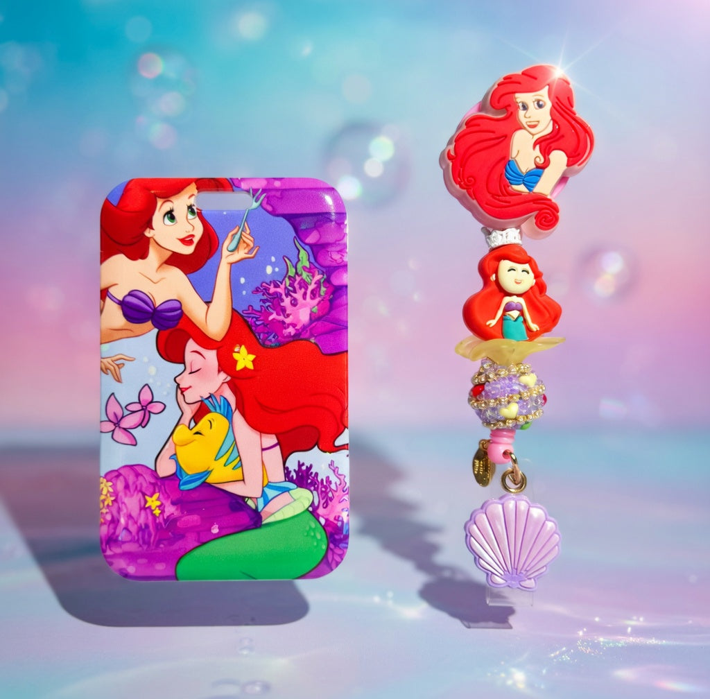 La Sirenita ID Holder and Reel (LED)