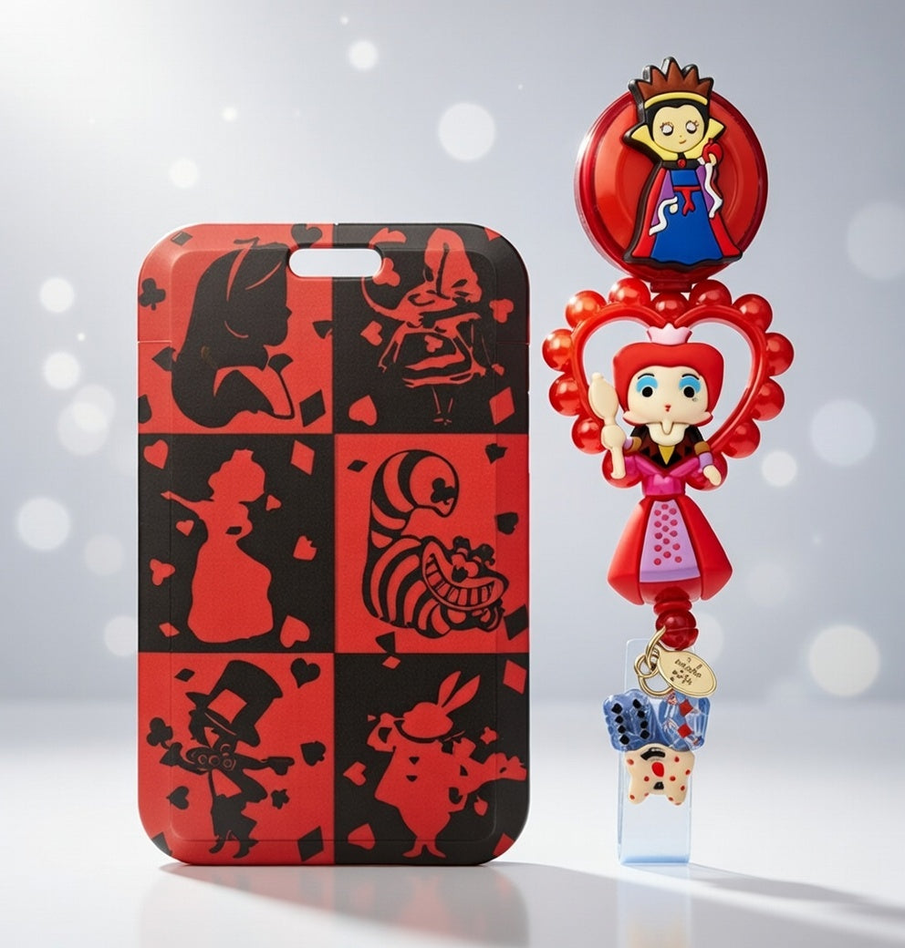 Queen of Hearts ID Holder and Reel