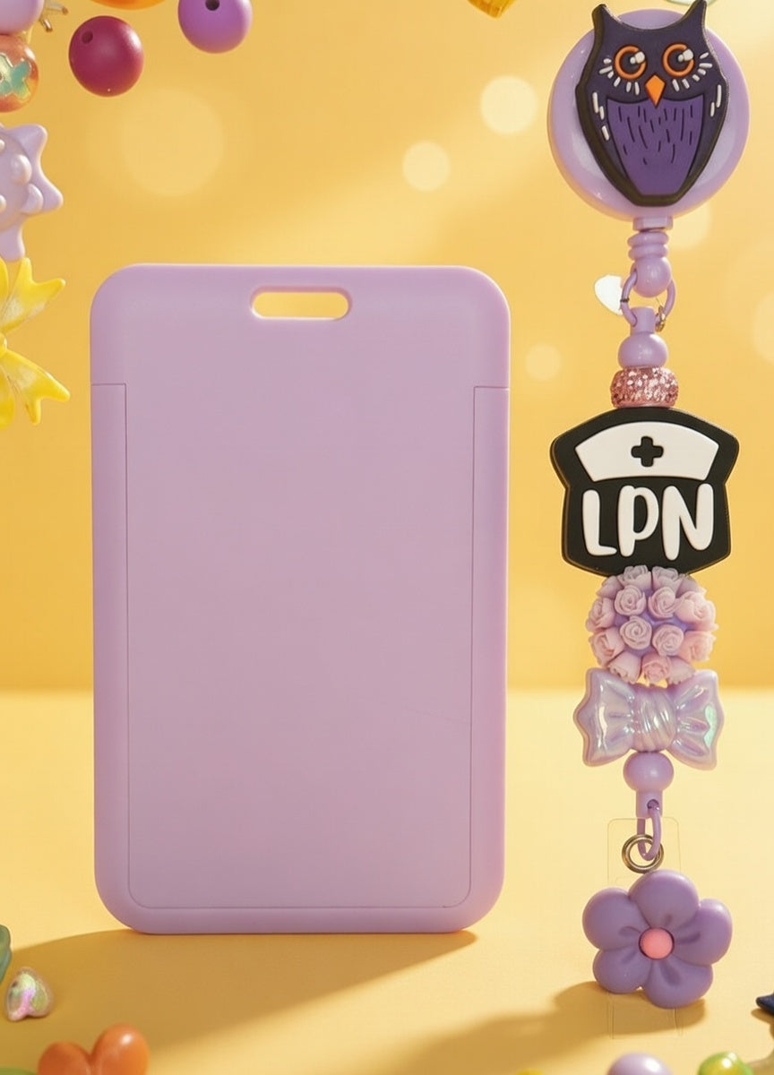 Owl Wisdom LPN ID Holder and Reel