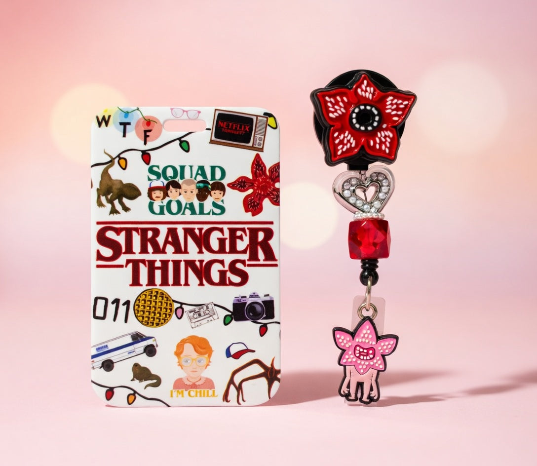 Upside Down ID Holder and Reel (LED)