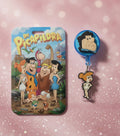 Flintstone ID Holder & Reel (Diseño Exclusivo)