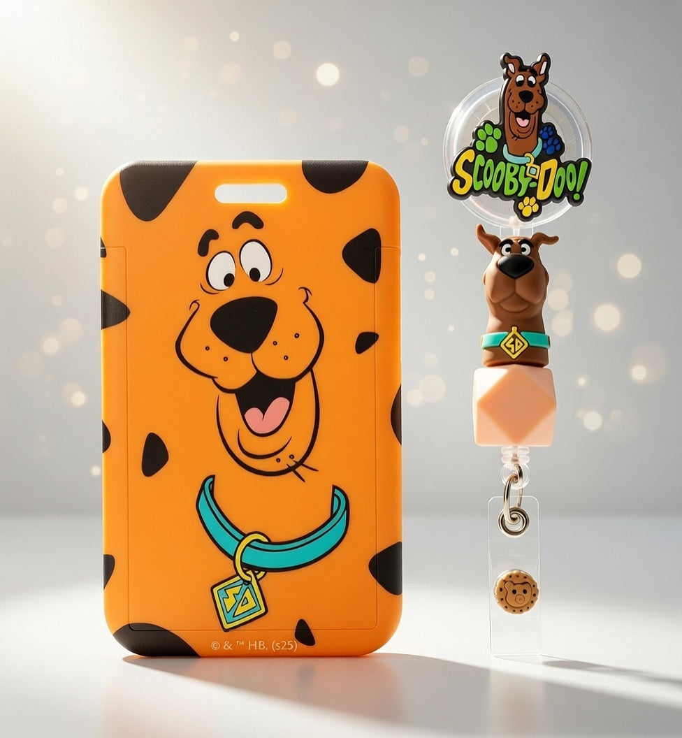 Scooby doo ID Holder and Reel