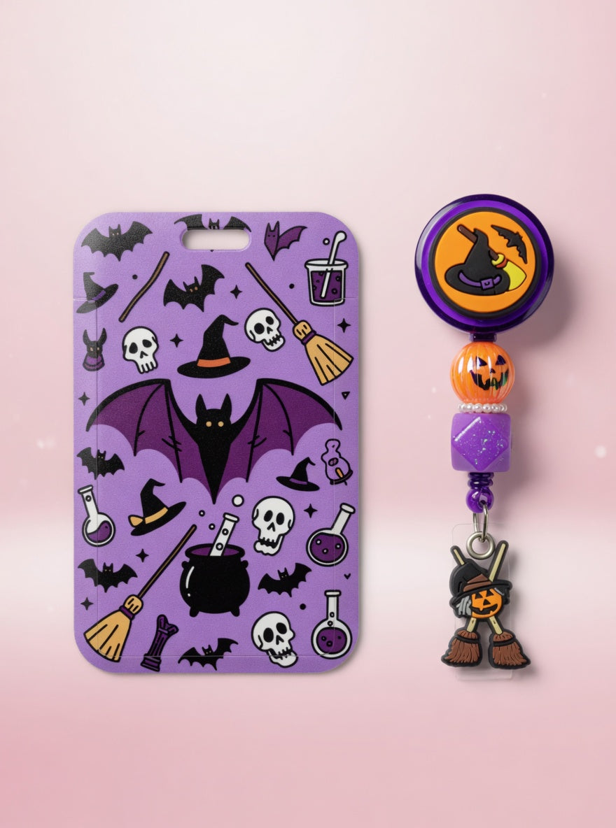 Halloween ID Holder & Reel