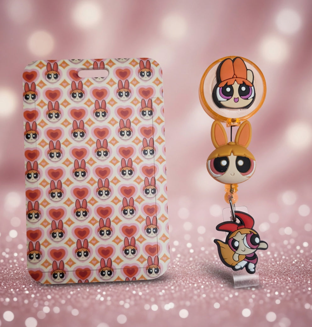 Blossom ID Holder & Reel (Diseño Exclusivo)