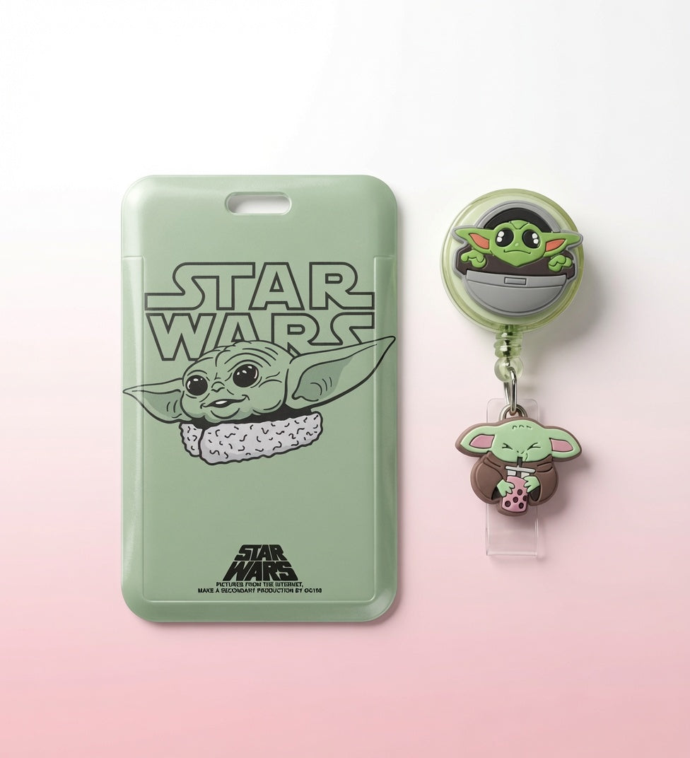 Baby Yoda ID Holder & Reel