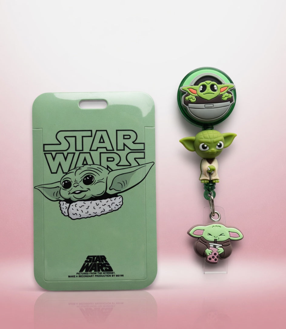 Baby Yoda ID Holder & Reel