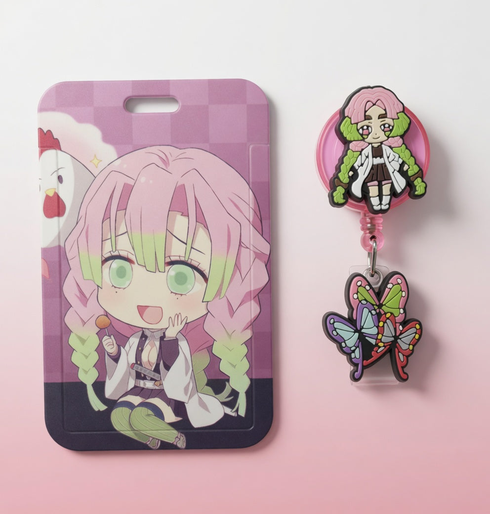 Mitsuri Kanroji ID Holder & Reel