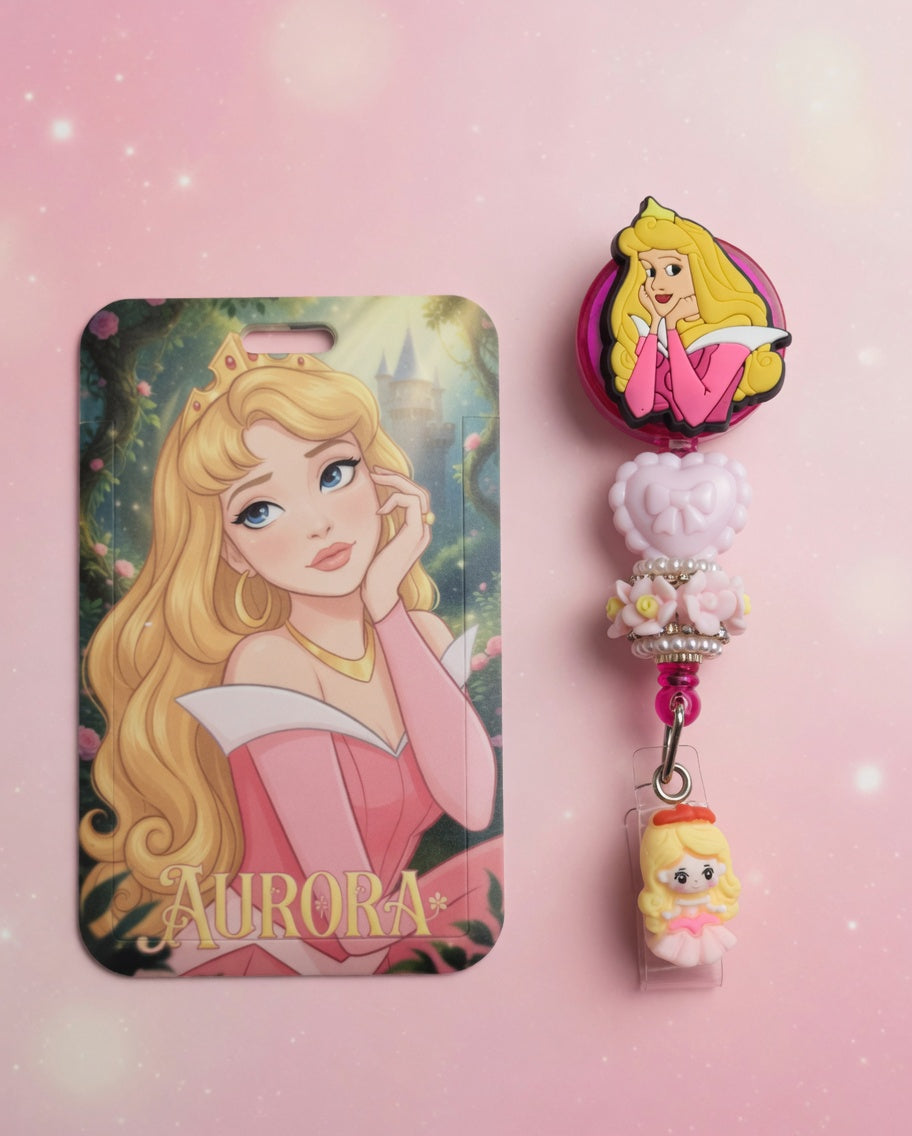 Aurora ID Holder & Reel (Diseño Exclusivo)