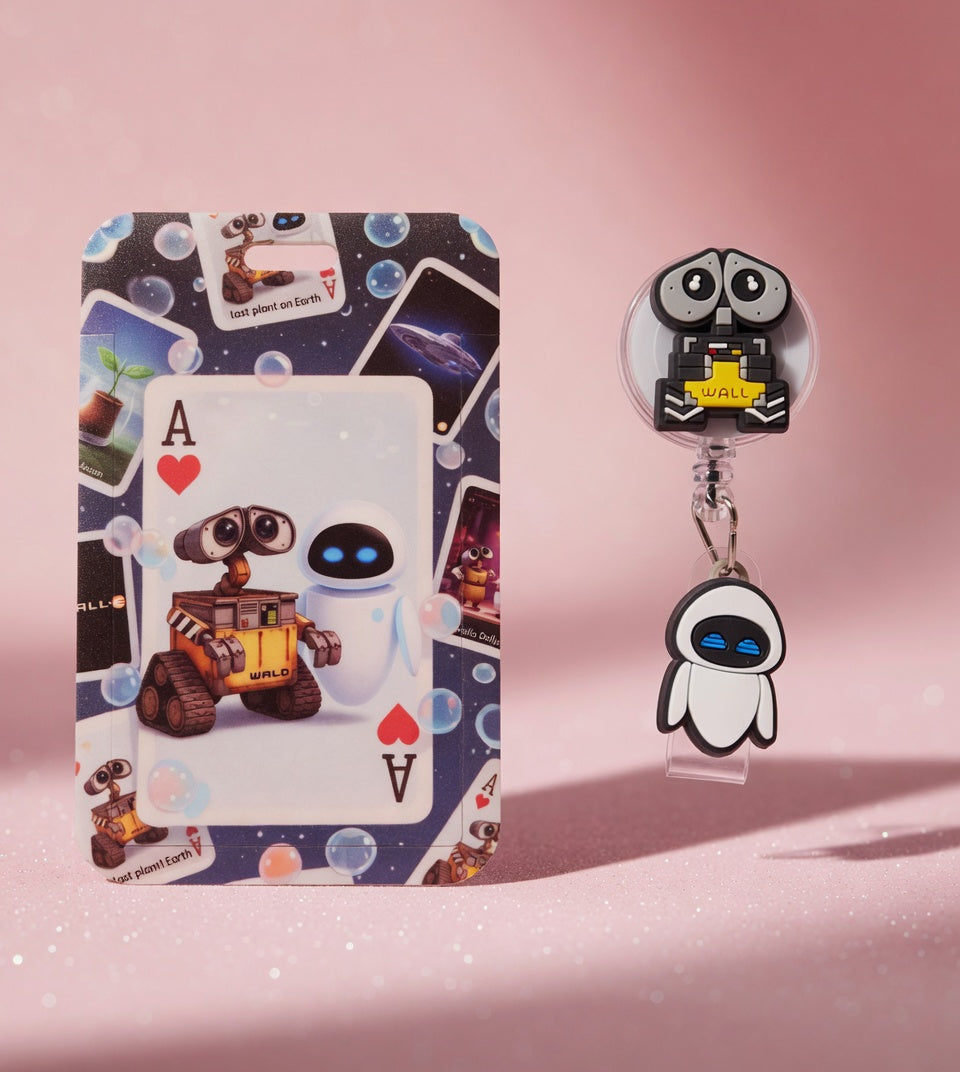 WALL·E ID Holder & Reel (Diseño Exclusivo)