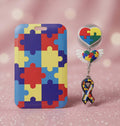 Autism Awareness ID Holder & Reel