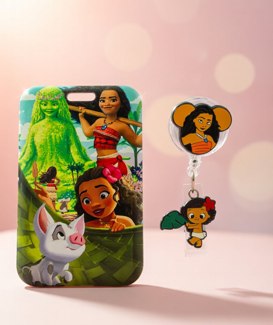 Moana  ID Holder and Reel