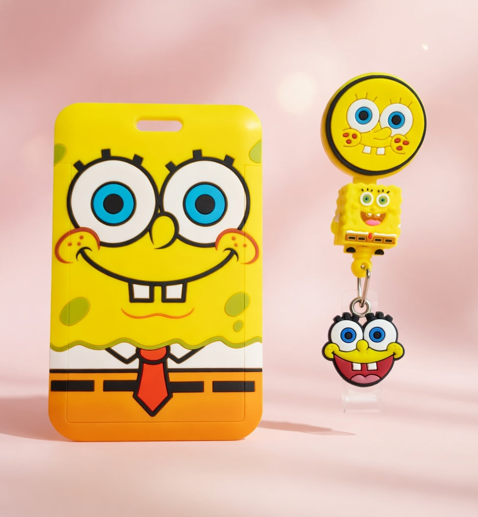 Bob Esponja ID Holder and Reel