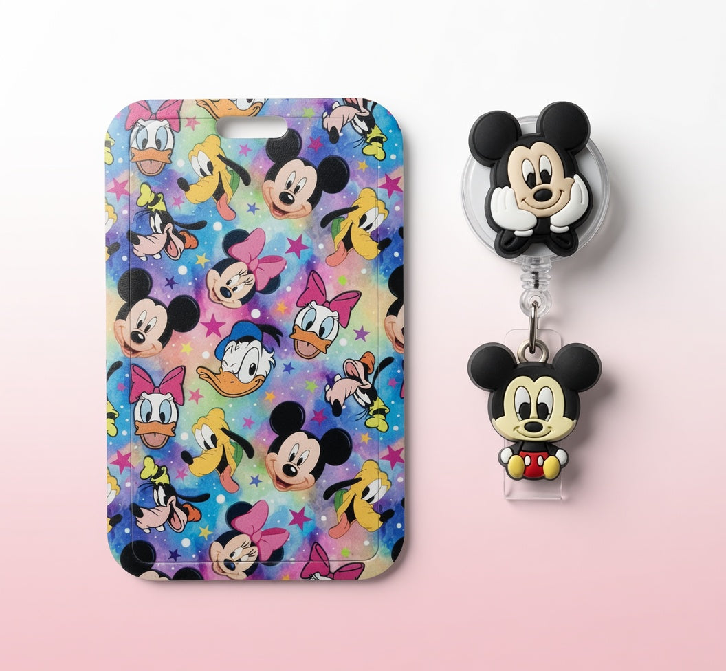 Mickey Mouse ID Holder & Reel