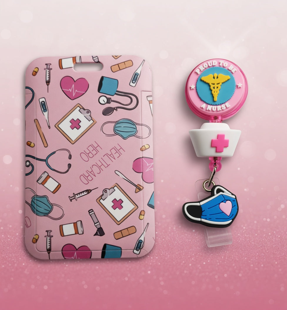 Proud to Be a Nurse ID Holder & Reel