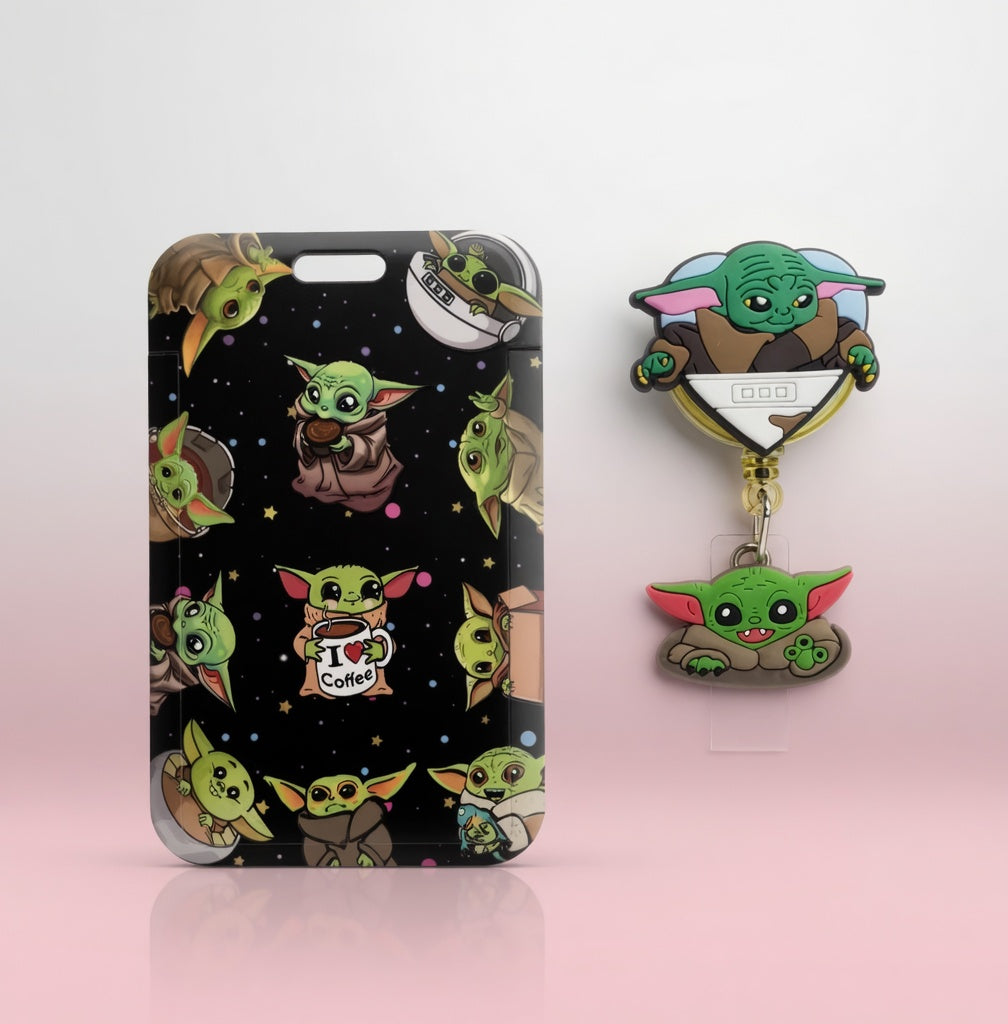 Baby Yoda ID Holder & Reel