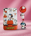 Snoopy ID Holder & Reel (Diseño Exclusivo)