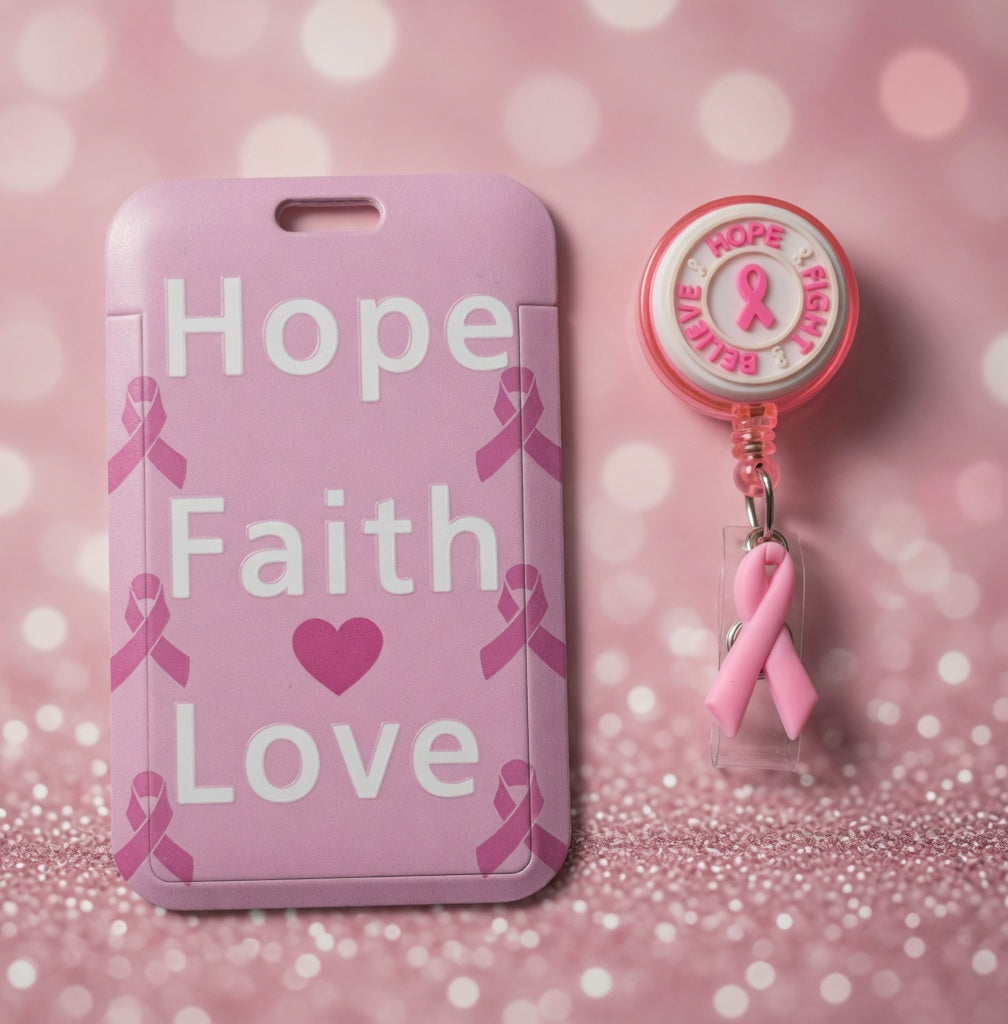 Hope Faith Love ID Holder & Reel