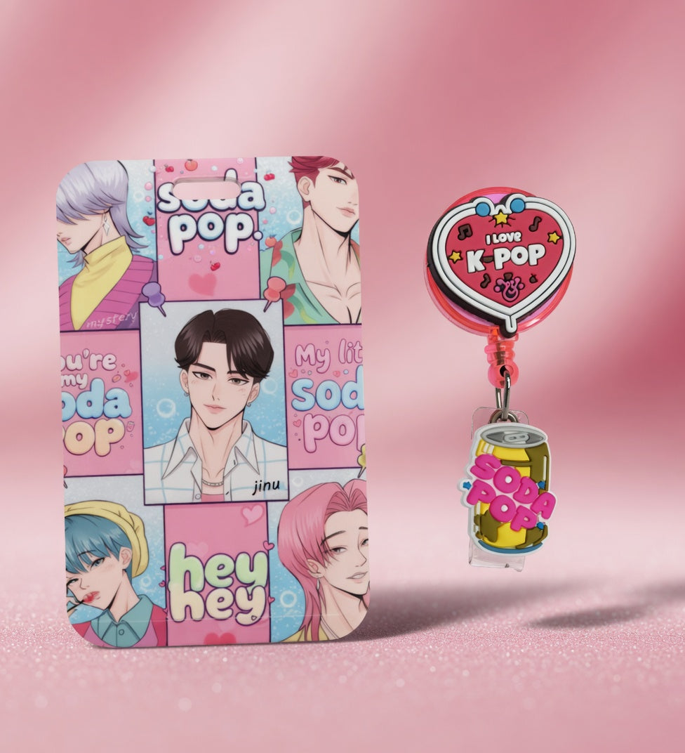 Saja Boys Pop ID Holder & Reel (Diseño Exclusivo)