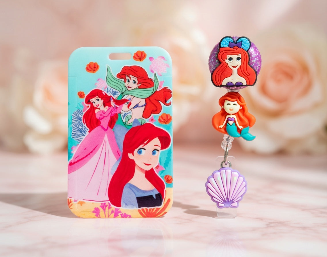 Mermaid ID Holder and Reel