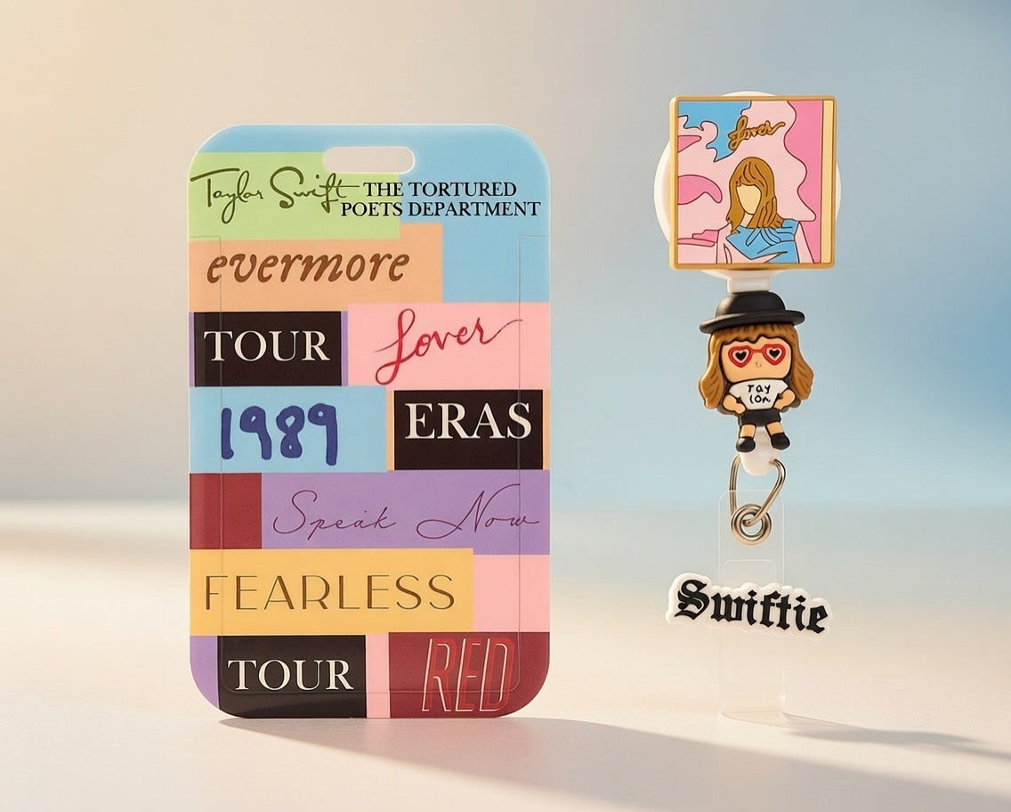 Taylor Eras Tour ID Holder and Reel