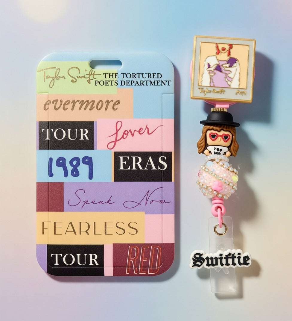 Taylor Eras Tour ID Holder and Reel