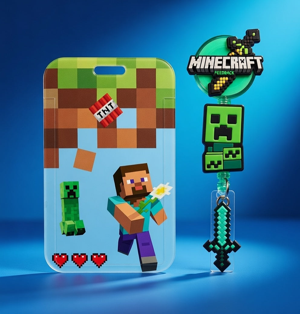 Minecraft ID BADGE AND REEL