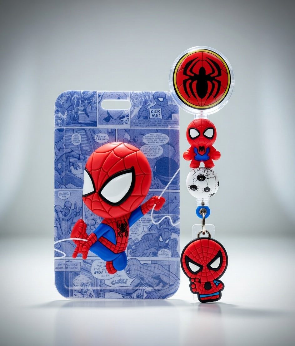 Spiderman ID Holder and Reel