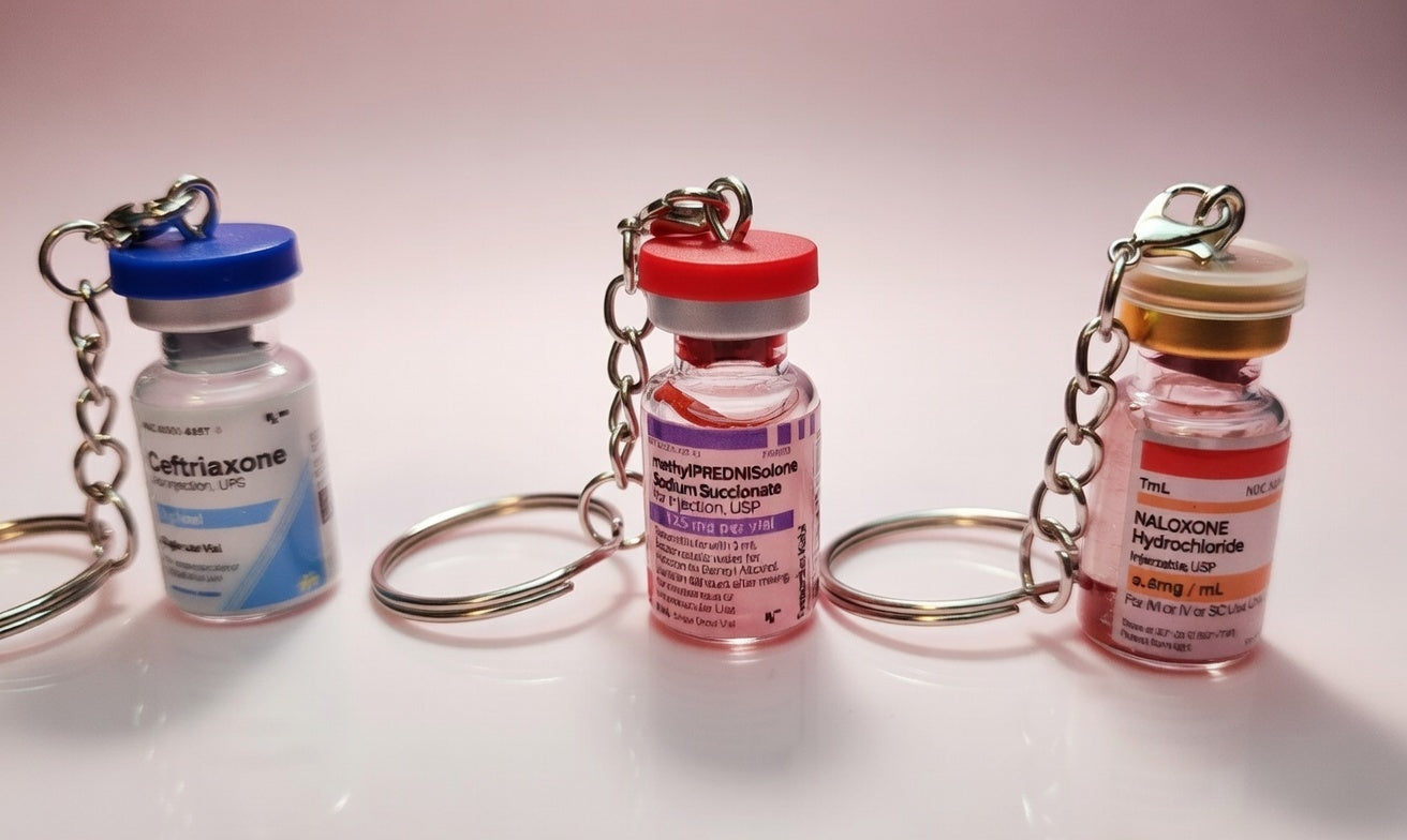 VIAL KEYCHAINS