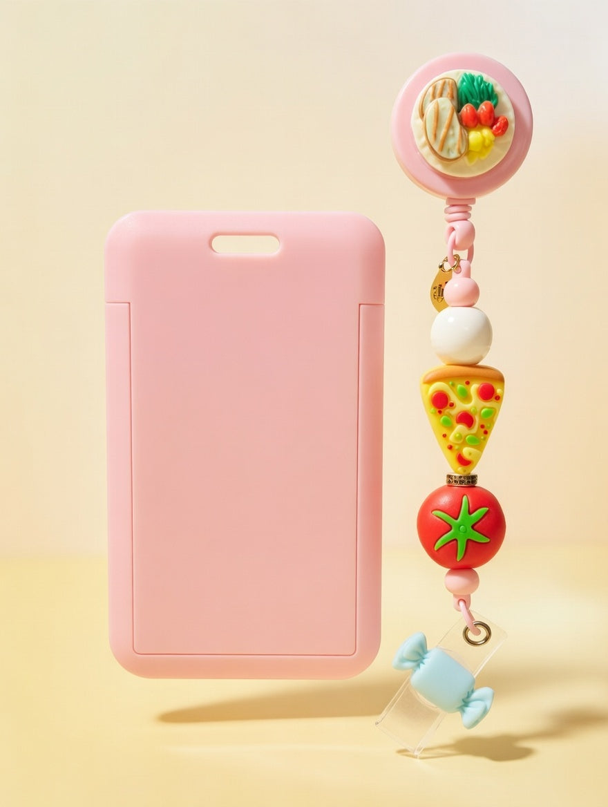 Foodie Nurse ID Holder and Reel