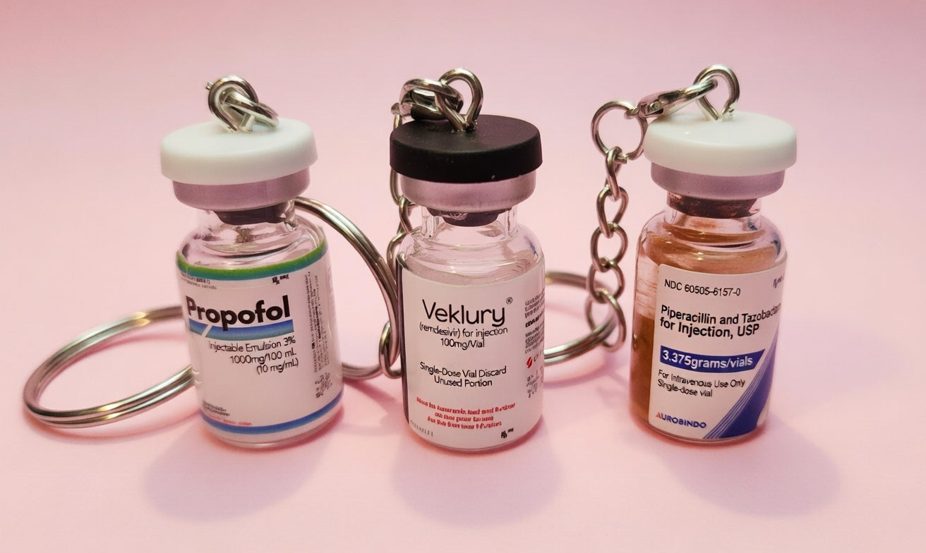 VIAL KEYCHAINS