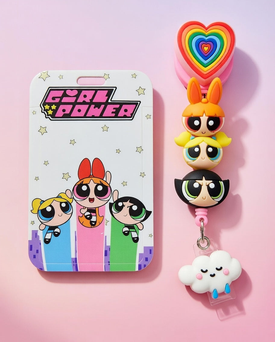 The Powerpuff Girls (LED) ID Holder and Reel